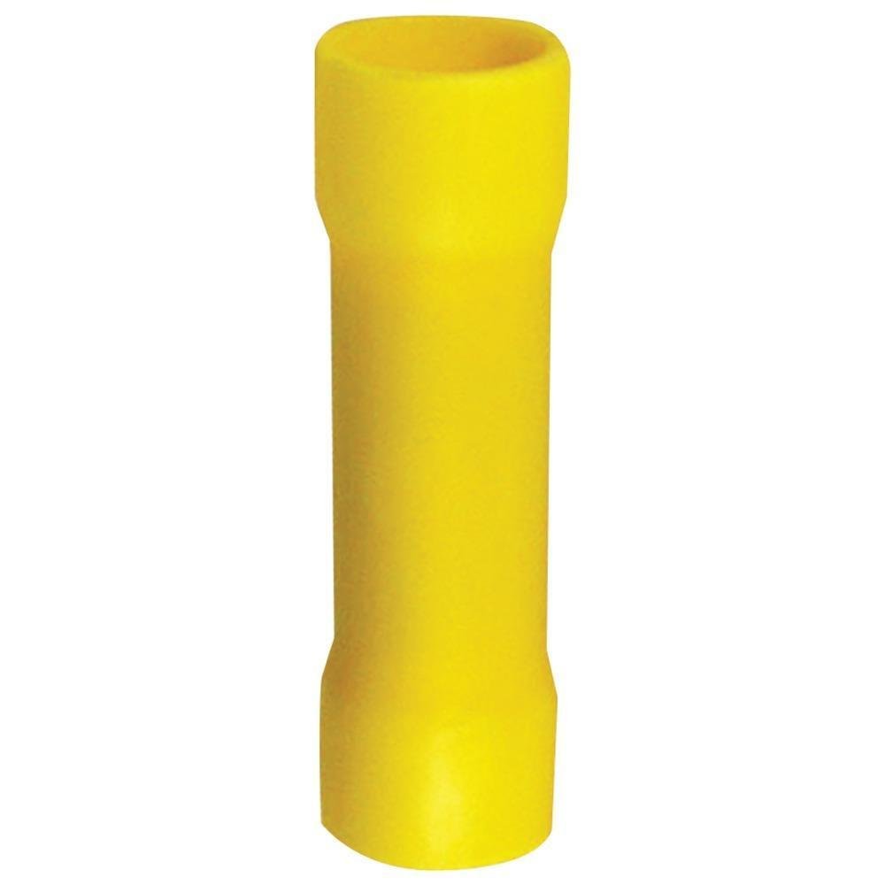 Install Bay YVBC4 Vinyl Connector Yellow 4 Gauge, 25-Bag