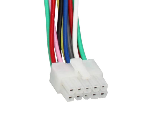 YONGJIANGXIA 10-Pin Speaker High Level Input Plug Compatible with Alpine Amplifier MRV MRP V12 V-Power Flex