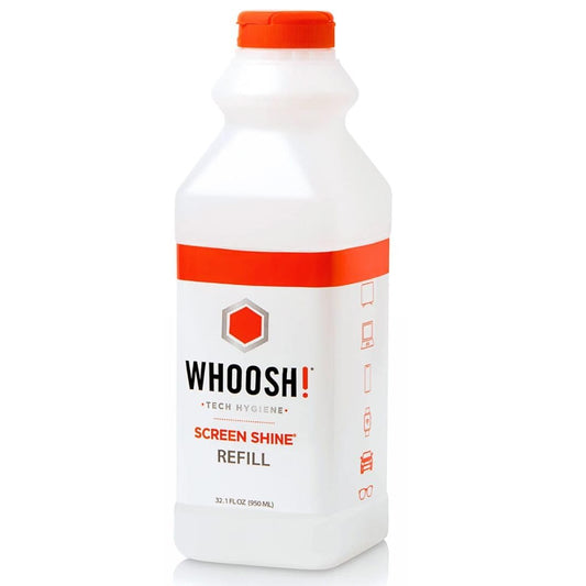 WHOOSH! Electronic Screen Cleaner Refill, 32.1 fl oz | Screen Cleaning Liquid Refill designed for Pro Premium Screen Cleaner, Eco-Friendly, Safe