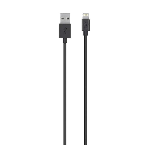 Belkin Lightning to USB ChargeSync Cable - Lightning/USB for iPad, iPod, iPod, Notebook - 6.56 ft -
