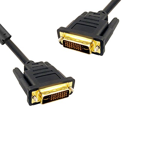 axGear DVI to DVI-D Cable Dual Link Male M/M 1.8m 6ft Video Cord Connector