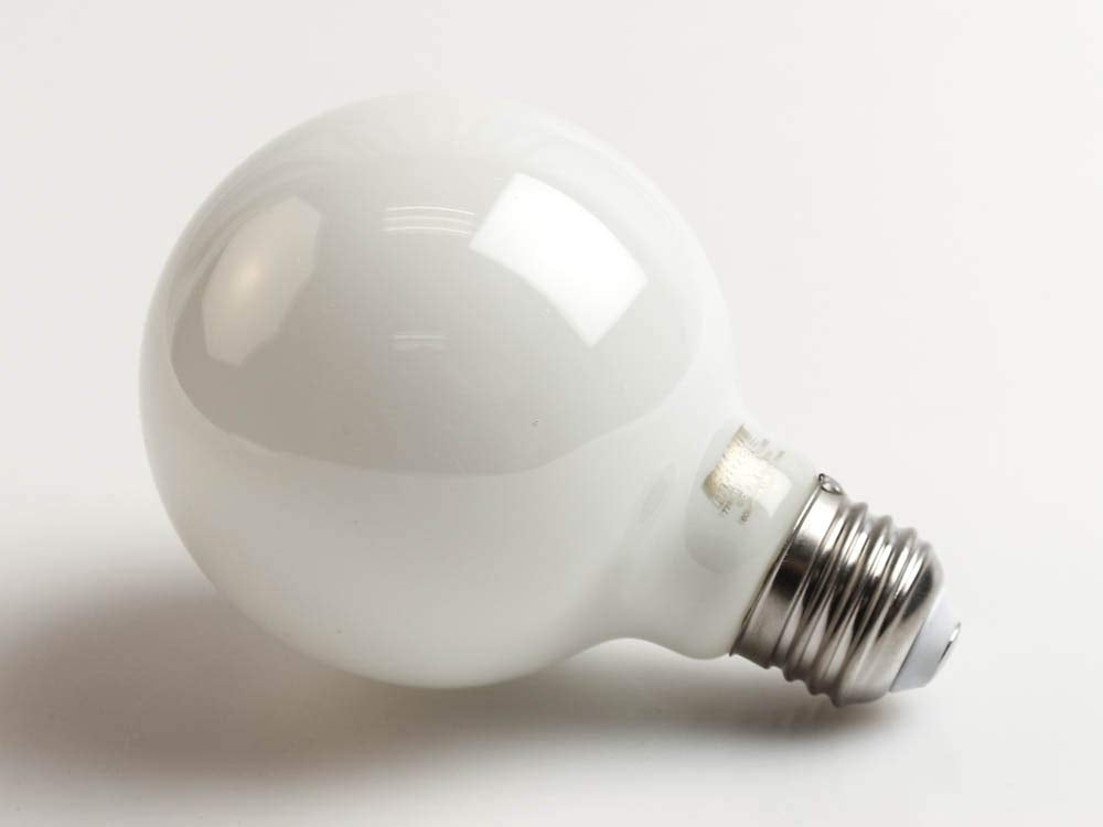 Bulbrite Dimmable 7W 2700K G25 Filament LED Bulb, Enclosed and Wet Rated