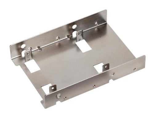 SilverStone SDP08 3.5" to 2.5" Bay Converter, Nickel-coated finish, SST-SDP08