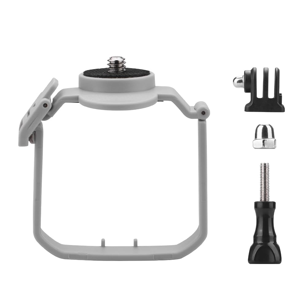 BTG DJI Mini 4 Pro Drone Action Camera Mount Holder for DJI OSMO Action 4 3/Pocket 3 2 /GoPro Series/Fimi Palm 1, 2 / Insta360 ONE X3 X2/ONE R/Night