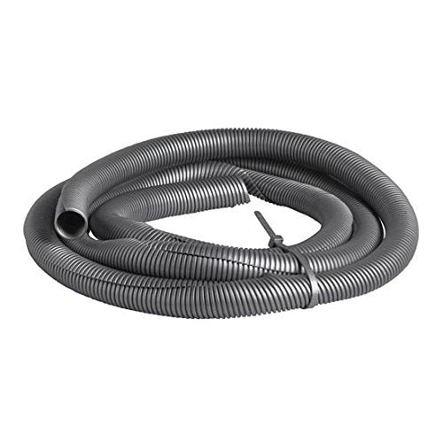Inch Split Loom Wire Tubing Flexible Gray 10' FT Cable Wrap Around Corrugated Organizer Flex Cable Home Office Computer Data Wire Component Cord