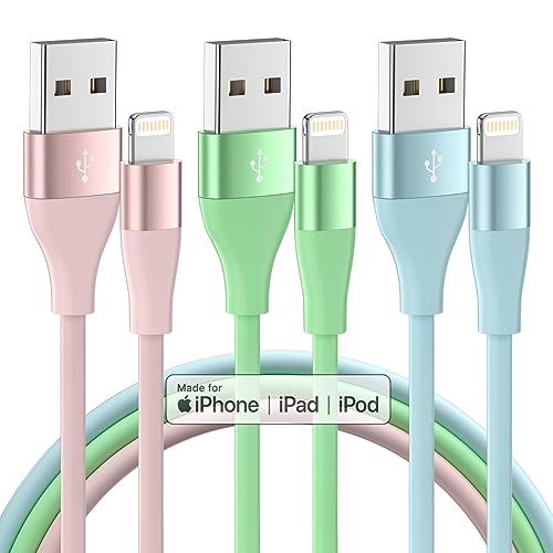 iPhone Charger 3Pack 10 FT Apple MFi Certified Lightning Cable Fast Charging iPhone Charger Cord Compatible with iPhone 14 13 12 11 Pro Max XR XS X 8…