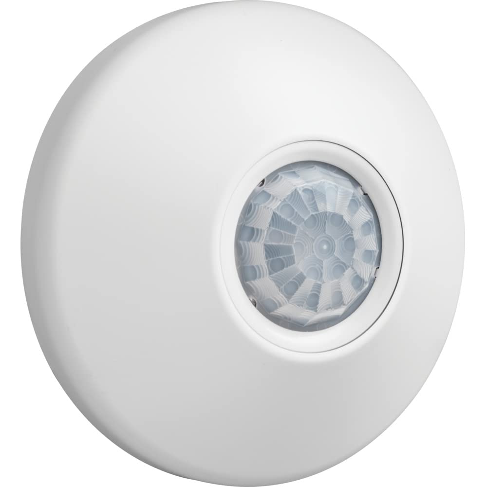 SensorSwitch Ceiling Motion Sensor, PDT Passive Dual Technology Passive Infrared PIR and Microphonics Occupancy Sensor, 360° Small Motion Detection