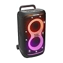 JBL PartyBox 520 - Portable Battery-Powered Party Speaker with AI Sound Boost, Up to 15 Hours of Play time, IPX4 Splash Proof, Multi-Speaker