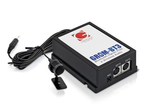 GROM MITS02B3 OEM Stereo Bluetooth Adapter; Hands Free Wireless Music Streaming car kit, aux Capable, Compatible with Select* Mitsubishi