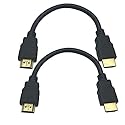 Seadream 2Pack 8inch 20cm 8K Ultra HD HDMI Cable,HDMI 2.1 Cable, High Speed 48Gbps 8K@60Hz 4K@144Hz@120Hz@60Hz Dynamic HDR, eARC