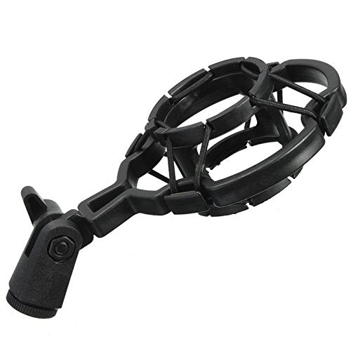 ThtRht 2 Pack Microphone Shock Mount Clip Universal Mic Shock Mounts Holder Anti-Vibration Spider Bracket for Handheld Microphone Dynamic Mic Stand