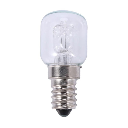 CHDONGSE E14 High Temperature Bulb 500 Degrees 25W Halogen Bubble Oven Bulb E14 250V 25W Quartz Bulb, Transparent