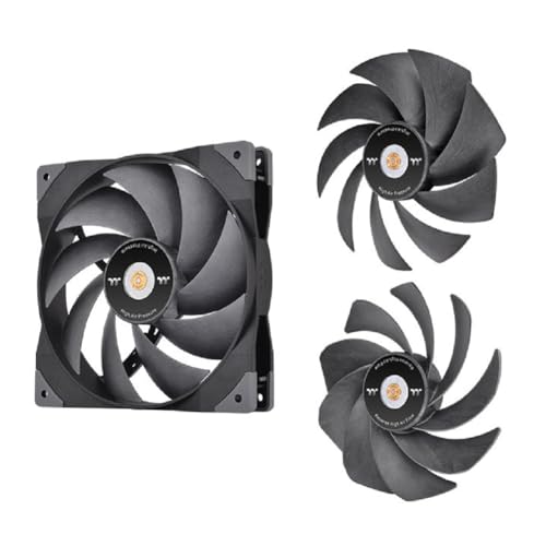 Thermaltake SWAFAN GT14 PC Cooling Fan, 3 Types of Detachable Fan Blades, 6.4 Inches, High Pressure/High Air Flow/Reversed, Desktop Compatible