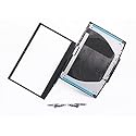 CyanWind LCD Cover Hinges Front Bezel Covers Set Black for Dell Ins-piron Gaming G3 15 3500 3590 Laptop 0747KP 747KP Back Shell Rear Lid Top Case