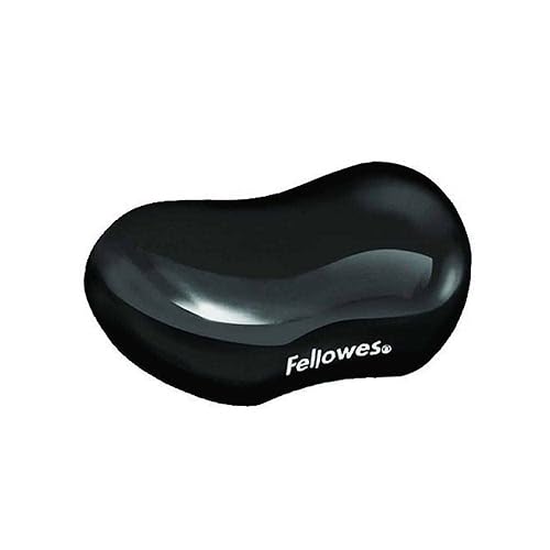 Fellowes Wrist Rest - Crystals Gel Wrist Rest with Non Slip Rubber Base - Ergonomic Mouse Mat Wrist Support, Keyboard Wrist Rest for Computer, Laptop