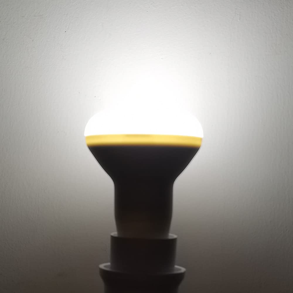 ukzboss R50 E14 Base 5W LED Bulb 6000K 120V Dimmable Replace 50W Reflector Incandescent Bulb (Cool White 6000K)