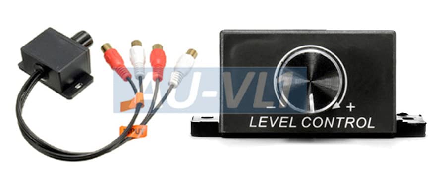 RCA Stereo L/R Volume Controller for Amp Preamp Speaker CD Player - No Power Needed