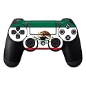 MightySkins Skin Compatible with Sony PS4 Controller - Mexican Flag | Protective, Durable, and Unique Vinyl Decal wrap Cover | Easy to Apply, Remove