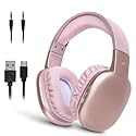 iJoy Ultra Wireless Over-Ear Bluetooth Headphones with Mic, Up to 10 Hours Playtime, Bluetooth Headset 33Ft Range with Backup AUX Cable & SD Slot…