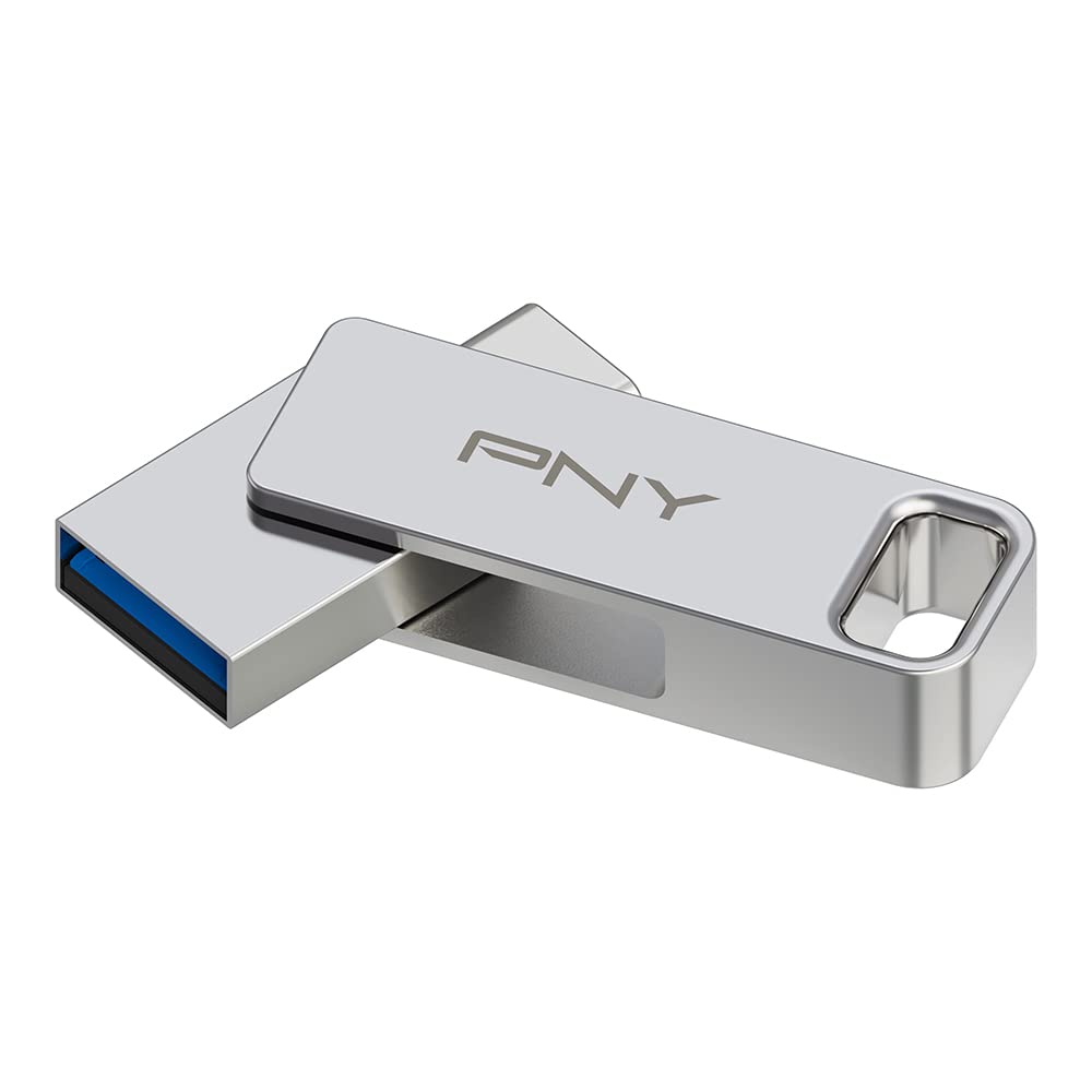 PNY 256GB Duo Link USB 3.2 Type-C Dual Flash Drive