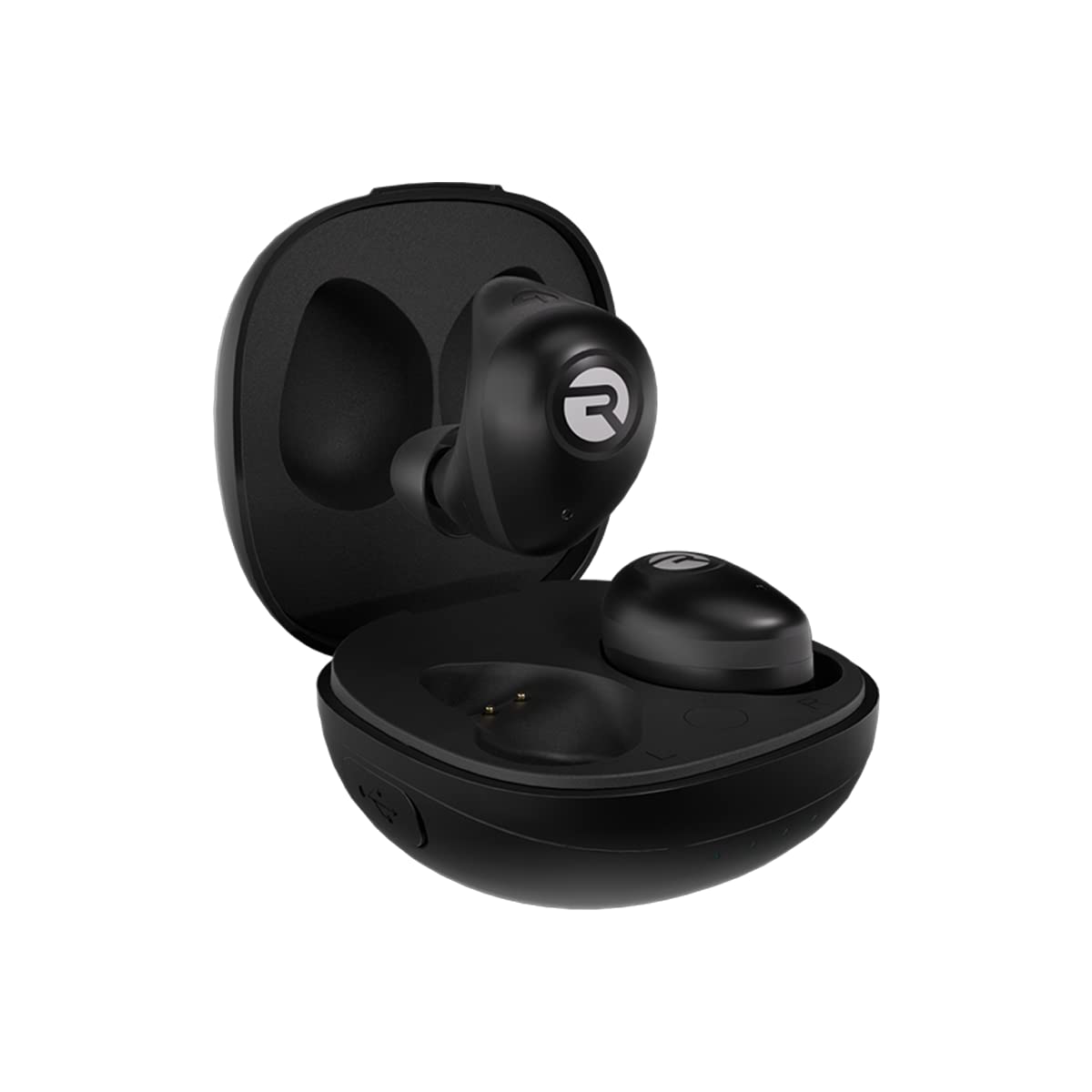Raycon Fitness Earbuds True Wireless Bluetooth with Built in Mic 54 Hours of Battery IPX7 Waterproof and Charging Case with Talk, Text, and Play
