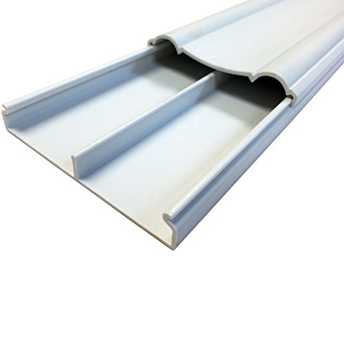 Wall Panel Moulding Suface Cable Raceway - Type:1 - Stick Length: 5FT - 1 Piece