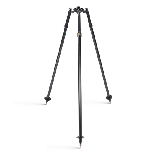 Mountlaser Carbon Fiber Tripod with Thumb Release for Surveying Poles, Fits 1 to 1.25-inch and 1.5-inch Poles, Extends Up to 6 Feet, Collapses to 3.5