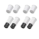 bnafes MC-33C NC Magnetic Reed Switch Recessed Door Window Alarm, Magneti Door Switch, Contact Sensor, for Home Security and Burglar Alarm Systems (4