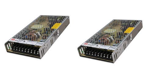 Mean Well LRS-200-12 Switching Power Supply, Single Output, 12V, 17A, 200W, 8.5" L x 4.5" W x 1.2" H (2)