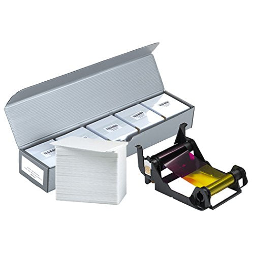 Zebra 800011-140 YMCKO Color Ribbon + 500 PVC Cards