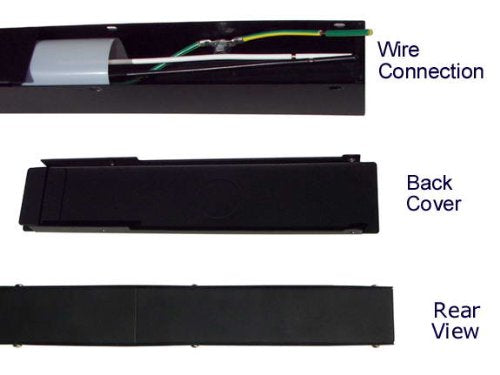 X1 16-Outlet Hardwired Power Strip, Black, 110V, 15A, 60Hz