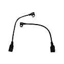 YCS basics 6 Inch USB 2.0 Mini B Female to Left and Right Angle Mini B Male Extension Cables