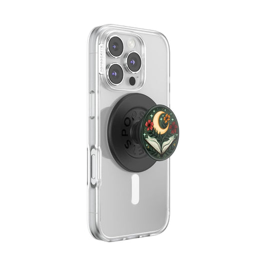 PopSockets Phone Grip for MagSafe with Kickstand, Magnetic Stand, Swappable Top, Secure Hold for iPhone MagSafe Cases, Phone & Tablet Grip, Halloween