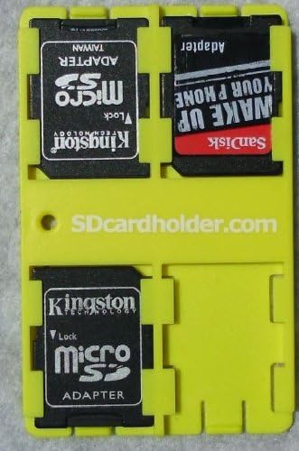 Standard SD Card Holder Credit Card Size Secure Digital Memory Card Case (Purple) Beware of Cheap Chinese Knock Offs!!!