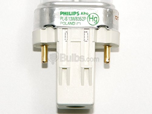 Philips 13W 2 Pin GX23 Neutral White Single Twin Tube CFL Bulb