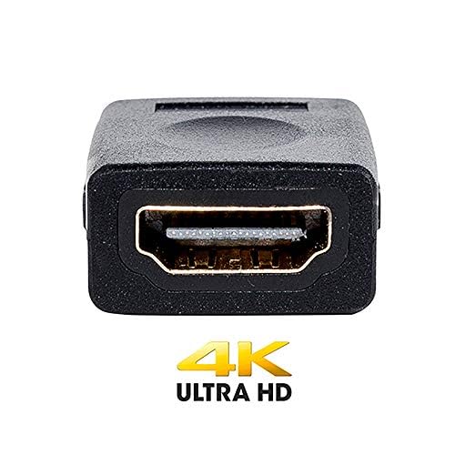 SatelliteSale Digital HDMI Female to Female HDMI Coupler PVC Black Adaptor
