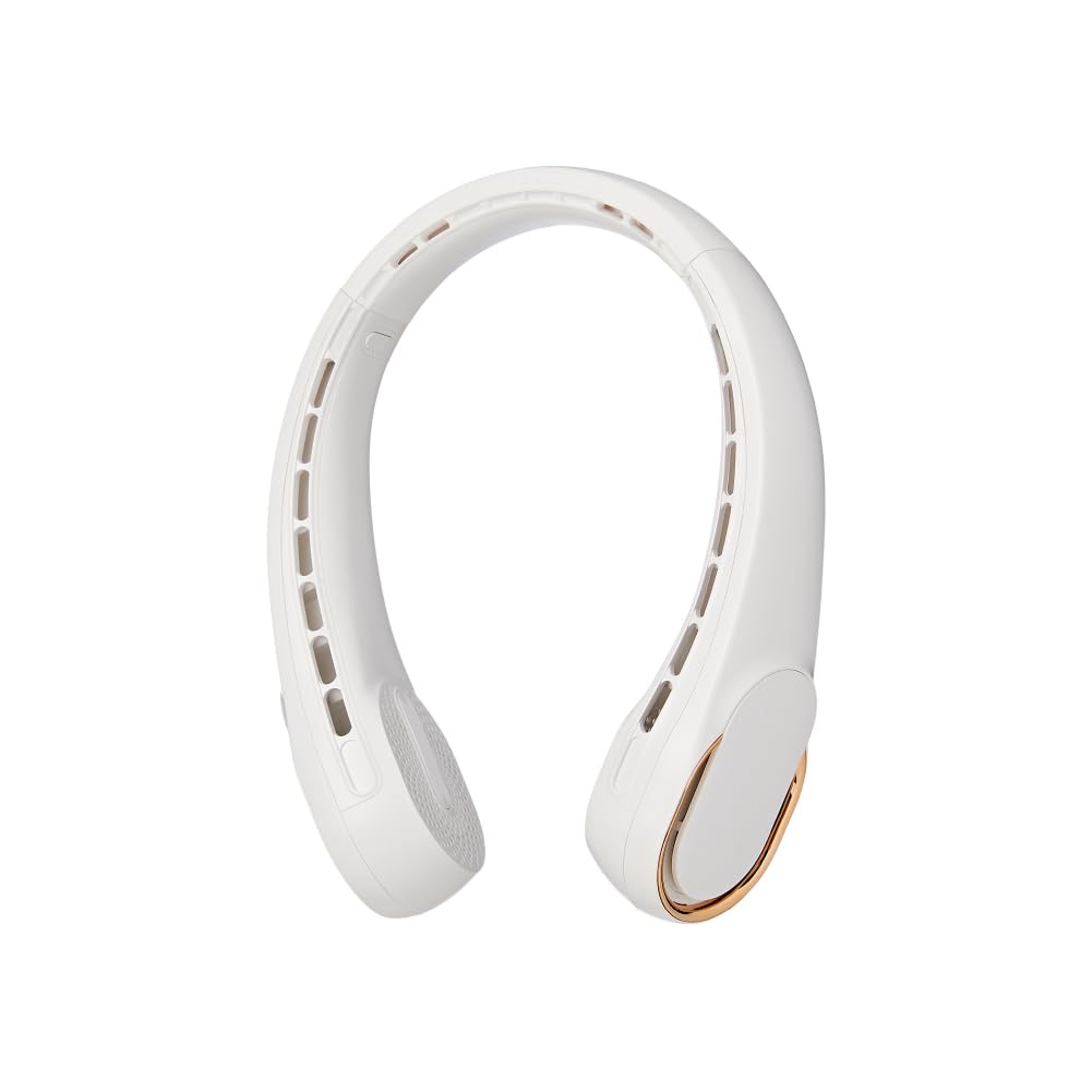 MAVIÉ Portable Personal Neck Fan, Cooling Hands Free Bladeless Fan, Rechargeable Long Battery Life, 360° Airflow With 3 Speeds, Lightweight Travel
