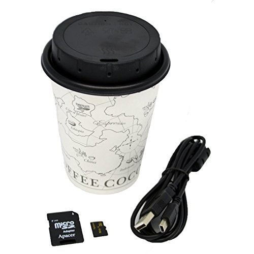 Lawmate PV-CC10W 1080P Covert Coffee Cup Lid Camera DVR with WiFi