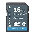 PRO Performance SDHC CLASS 10, 163X Memory Card - 16GB