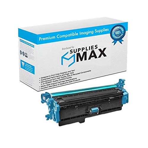 SuppliesMAX Compatible Replacement for HP Color Laser Jet Enterprise M552/M553/M577/E55040/E57540 Cyan High Yield Toner Cartridge (9500 Page Yield)
