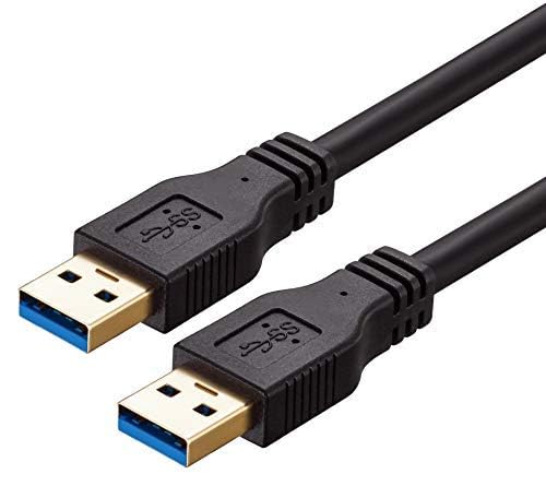 Ruaeoda USB to USB Cable Male to Male 20 ft, Long USB 3.0 Cable A to A for Data Transfer Hard Drive Enclosures, Printer, Modem, Cameras