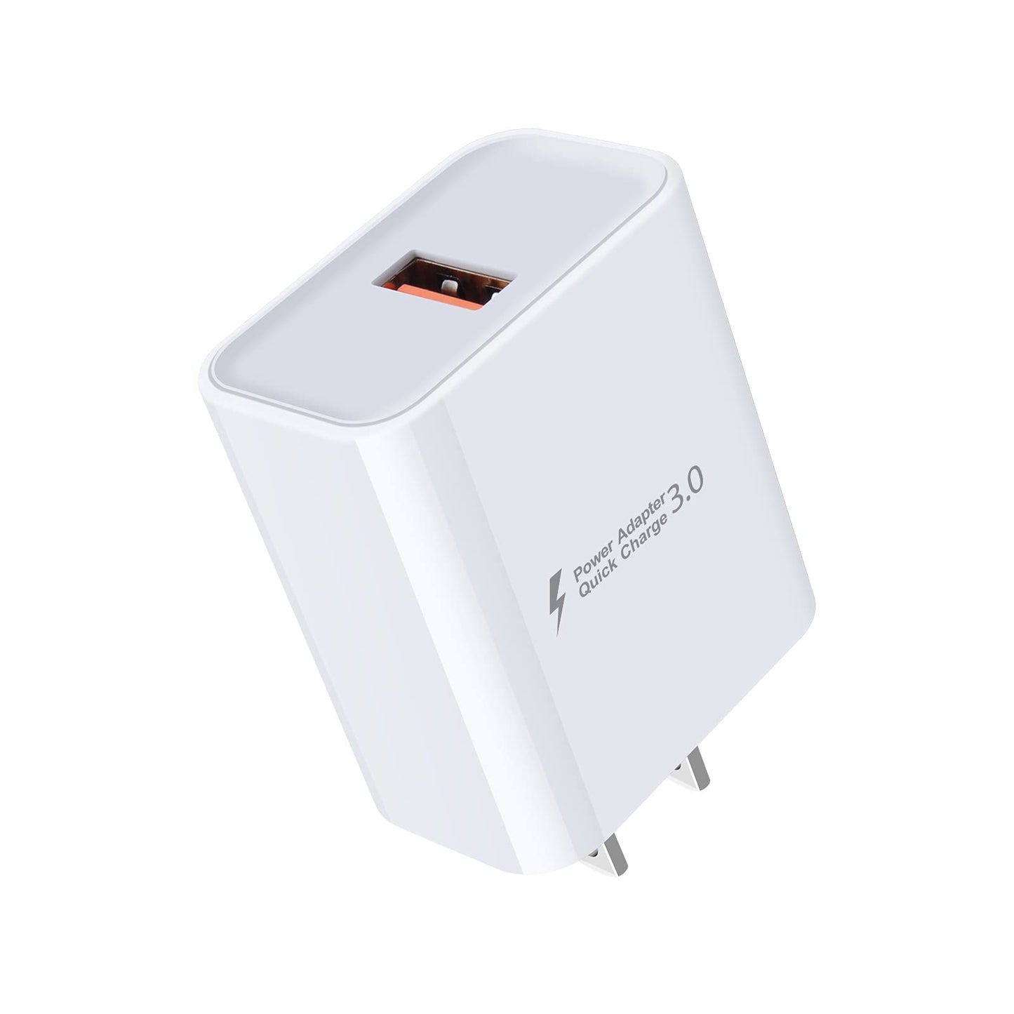 Quick Charge 3.0 Wall Charger Block Plug,USB Cube Power Adapter Fast Charging Block for Samsung Galaxy S24 S23FE A15 A25 A14 A13 A54 S22 S21 S10 S9 S8