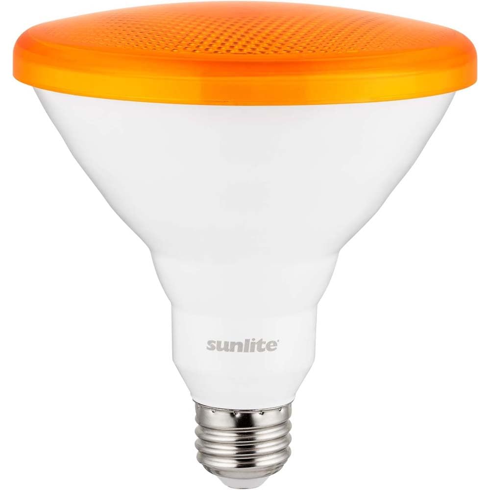 Sunlite 80555-SU LED Orange PAR38 Spot Light Bulb, 12 Watts, Medium (E26) Base, 35° Flood Beam, Decorative, Holiday Lighting, Turtle + Wildlife