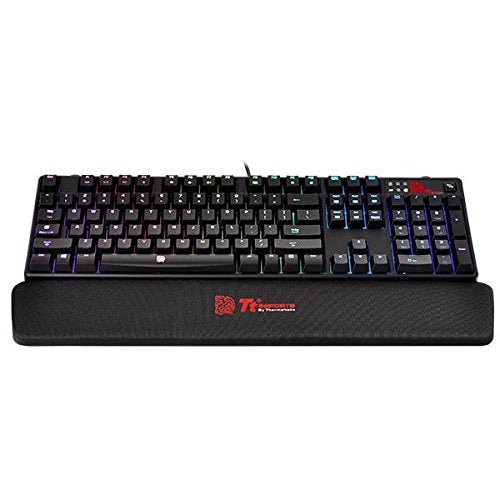Tt eSPORTS Battle Dragon Ergonomic Gaming Keyboard Wrist Pad/Restfull Size Memory Foam (EA-TTE-WRTBLK-03)