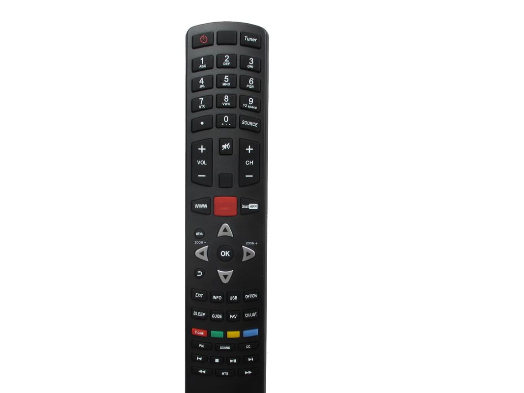 HCDZ Replacement Remote Control for TCL L32HDM11 L40FHDM11 LE40FHDE5510 LE43FHDF3300TA RC3000N01 RC3000N02 LCD LED HDTV Smart 3D TV