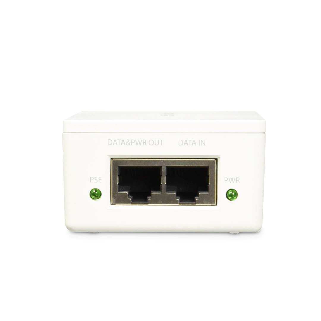 Tenda PoE Injector 48V, IEEE802.3at Gigabit PoE Injector up to 30W, Compatible with IEEE 802.3af, RJ45 Port, Passive PoE 10 / 100Mbps, Distance Up
