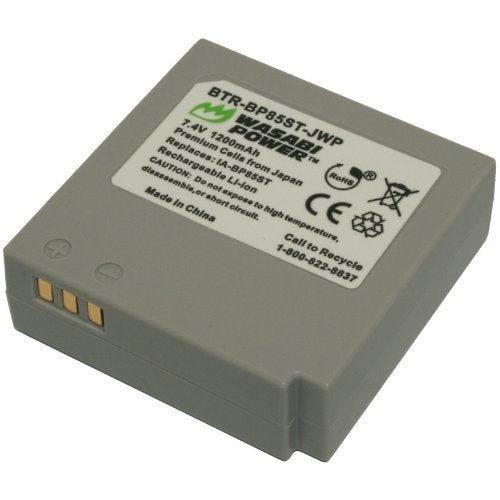 Wasabi Power Battery for Samsung IA-BP85NF, IA-BP85ST