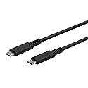 Monoprice USB4 Type-C Gen 3x2 Cable - 40Gbps, 100 Watts PD, Compatible with All Thunderbolt 3, USB 3.0 and 2.0, and USB Type C Devices, 1 Meter (3.2