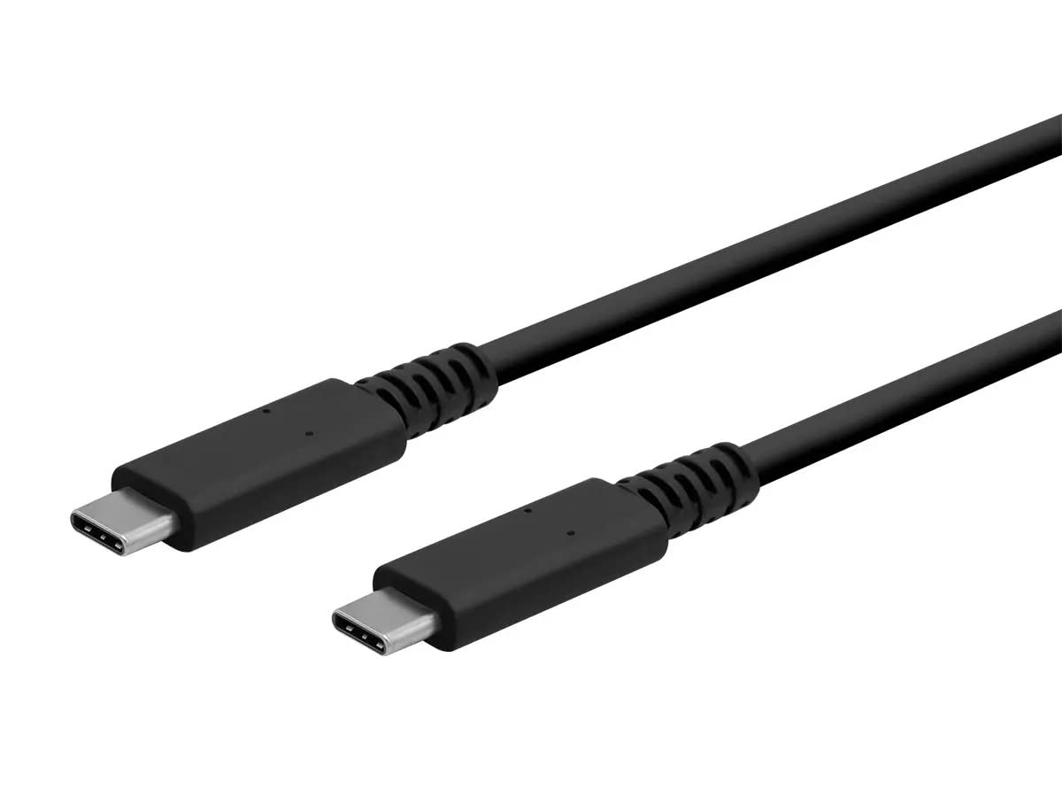 Monoprice USB4 Type-C Gen 3x2 Cable - 40Gbps, 100 Watts PD, Compatible with All Thunderbolt 3, USB 3.0 and 2.0, and USB Type C Devices, 1 Meter (3.2