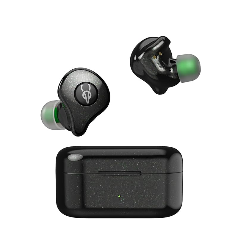 ICESOMNUS Sabbat E16 Astria Coaxial Acoustic Architecture Wireless Earbuds Blutooth 5.2 in-Ear HiFi Stereo Headphones with Built-in Mic and Charging…